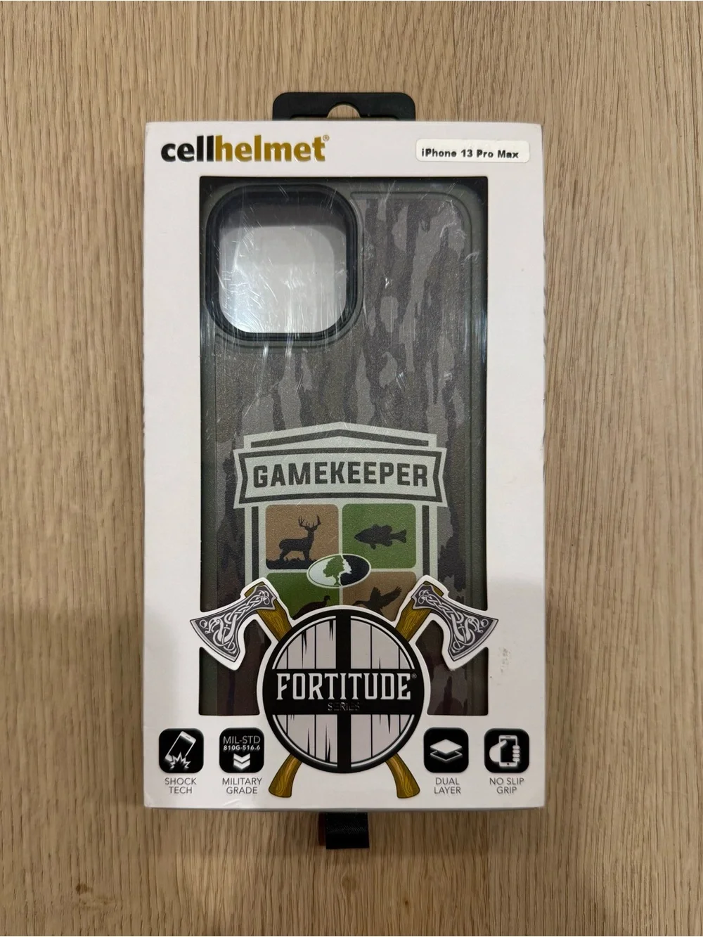 Cellhelmet Mossy Oak Gamekeeper Fortitude iPhone 13 Pro Max Case